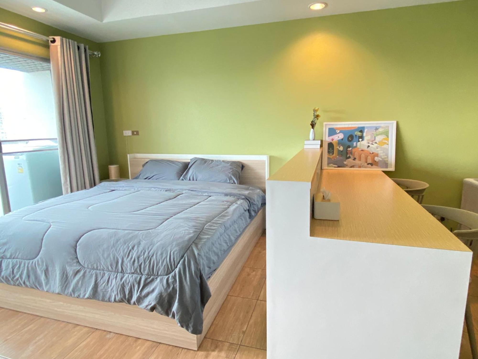 Baan Nonzee Condo Kingsize Bed Big Room In Sathorn Bangkok Luaran gambar